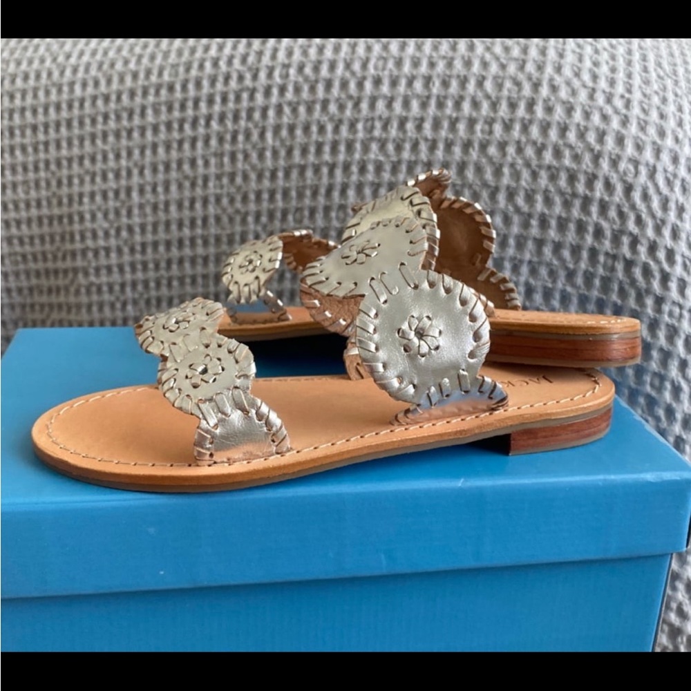 Jack Rogers Girls Lauren Flat Sandal - Picture 4 of 5